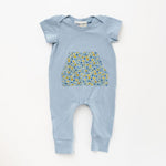 Load image into Gallery viewer, Zipper Romper in Prairie Garden

