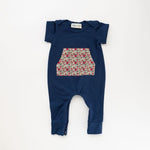 Load image into Gallery viewer, Zipper Romper in Posy
