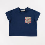 Load image into Gallery viewer, Modern Tee in Marine Posy
