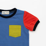 Load image into Gallery viewer, Colorblock Pocket Tee in Summer
