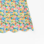 Load image into Gallery viewer, Scalloped Dress in Summer Wildflowers
