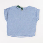 Load image into Gallery viewer, Day Shirt in Azure Seersucker
