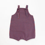 Load image into Gallery viewer, Knotted Shortall in Poppy Gingham
