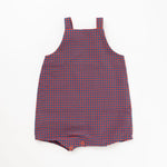 Load image into Gallery viewer, Knotted Shortall in Poppy Gingham
