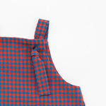 Load image into Gallery viewer, Knotted Shortall in Poppy Gingham

