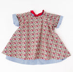 Load image into Gallery viewer, Reversible Swing Tunic in Azure Posy
