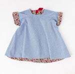 Load image into Gallery viewer, Reversible Swing Tunic in Azure Posy
