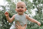 Load image into Gallery viewer, Knotted Shortall in Poppy Gingham
