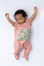 Load image into Gallery viewer, Zipper Romper in Spring Blooms
