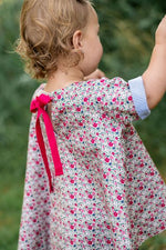 Load image into Gallery viewer, Reversible Swing Tunic in Azure Posy
