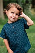 Load image into Gallery viewer, Popover Shirt in Pool Gingham
