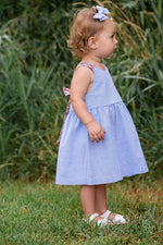 Load image into Gallery viewer, Sunday Dress in Azure Posy
