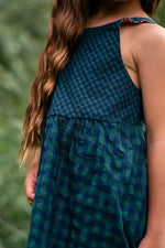 Load image into Gallery viewer, Weekend Dress in Pool Gingham
