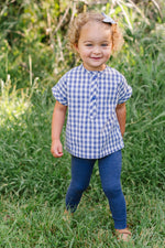 Load image into Gallery viewer, Popover Shirt in Ink Gingham
