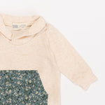 Load image into Gallery viewer, Bamboo Shawl Collar Romper in Flax Gardenia
