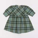 Load image into Gallery viewer, Birthday Dress in Laurel Plaid Flannel
