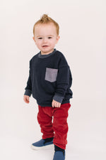 Load image into Gallery viewer, Corduroy Jogger in Currant
