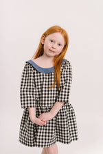 Load image into Gallery viewer, Celebration Dress in Shadow Gingham
