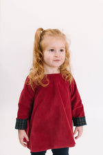 Load image into Gallery viewer, Reversible Swing Tunic in Currant Mistletoe
