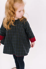 Load image into Gallery viewer, Reversible Swing Tunic in Currant Mistletoe
