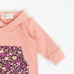 Load image into Gallery viewer, Shawl Collar Romper in Plumrose
