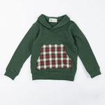 Load image into Gallery viewer, Shawl Collar Sweatshirt in Evergreen Stewart
