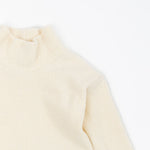 Load image into Gallery viewer, Funnel Cropped Sweatshirt in Cream Sherpa
