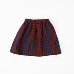 Load image into Gallery viewer, Reversible Skirt in Rust Gingham
