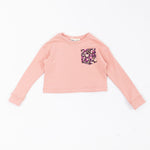 Load image into Gallery viewer, Bamboo Cropped Sweatshirt in Plumrose
