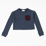 Load image into Gallery viewer, Bamboo Cropped Sweatshirt in Evening Rust
