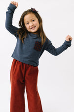 Load image into Gallery viewer, Bamboo Cropped Sweatshirt in Evening Rust
