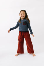 Load image into Gallery viewer, Corduroy Gaucho Pant in Rust
