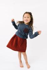 Load image into Gallery viewer, Bamboo Cropped Sweatshirt in Evening Rust
