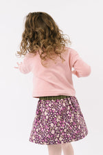 Load image into Gallery viewer, Reversible Skirt in Olive Plumrose
