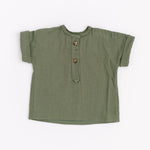 Load image into Gallery viewer, Popover Shirt in Fern Gauze
