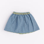 Load image into Gallery viewer, Reversible Skirt in Chambray Nostalgia

