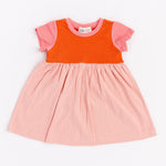 Load image into Gallery viewer, Playground Dress in Rose Colorblock
