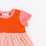 Load image into Gallery viewer, Playground Dress in Rose Colorblock
