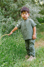 Load image into Gallery viewer, Gauze Jogger in Fern
