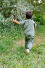 Load image into Gallery viewer, Gauze Jogger in Fern
