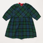 Load image into Gallery viewer, Birthday Dress in Evergreen Plaid
