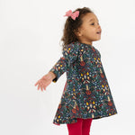 Load image into Gallery viewer, Pleated Swing Tunic in Noel

