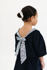 Load image into Gallery viewer, Celebration Dress in Midnight Corduroy
