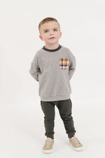 Load image into Gallery viewer, Bamboo Jogger in Pepper French Terry
