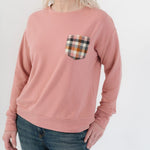 Load image into Gallery viewer, Women's Bamboo Sweatshirt in Rosewood
