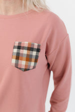Load image into Gallery viewer, Women's Bamboo Sweatshirt in Rosewood
