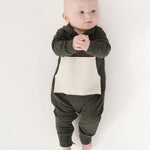 Load image into Gallery viewer, Bamboo Shawl Collar Romper in Pepper
