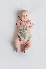 Load image into Gallery viewer, Bamboo Zipper Romper in Strawberry Rose
