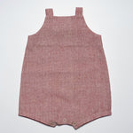 Load image into Gallery viewer, Knotted Shortall in Red Linen
