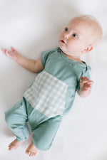 Load image into Gallery viewer, Zipper Romper in Pond
